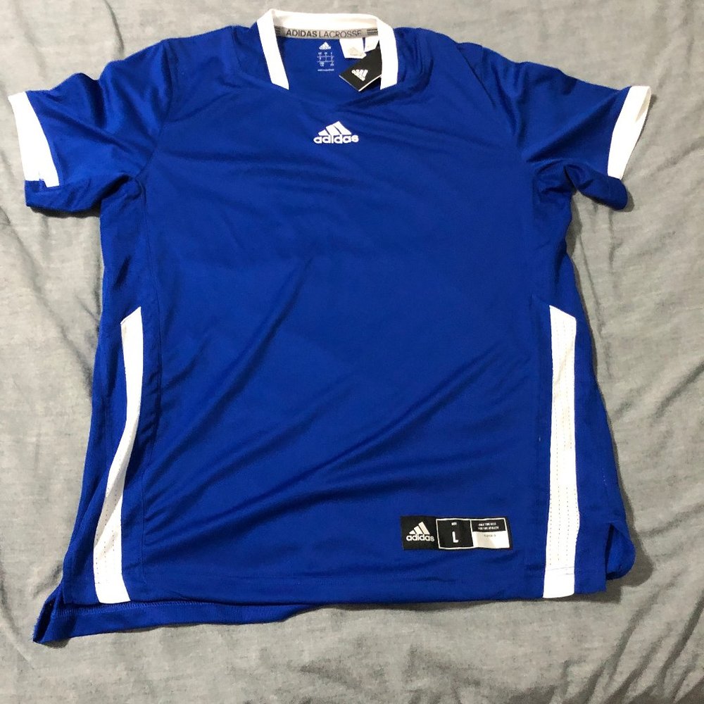 adidas Blue Chip Stock Lacrosse Jersey